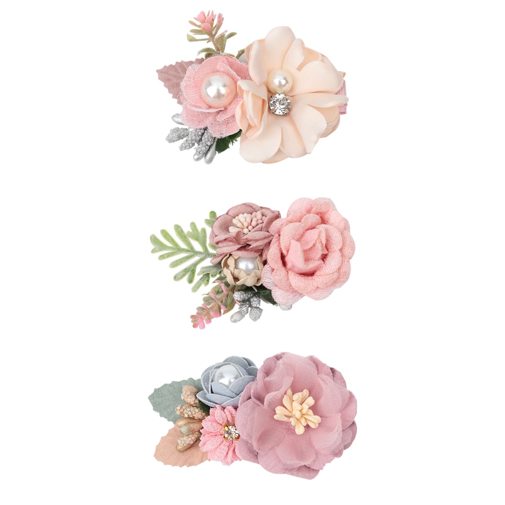 Girl's Chiffon Flower Hair Clip