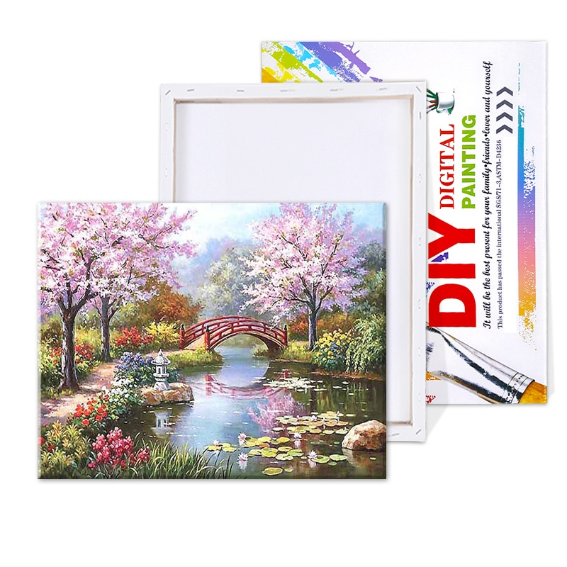 Romantic Landscape Painting by Numbers Picture