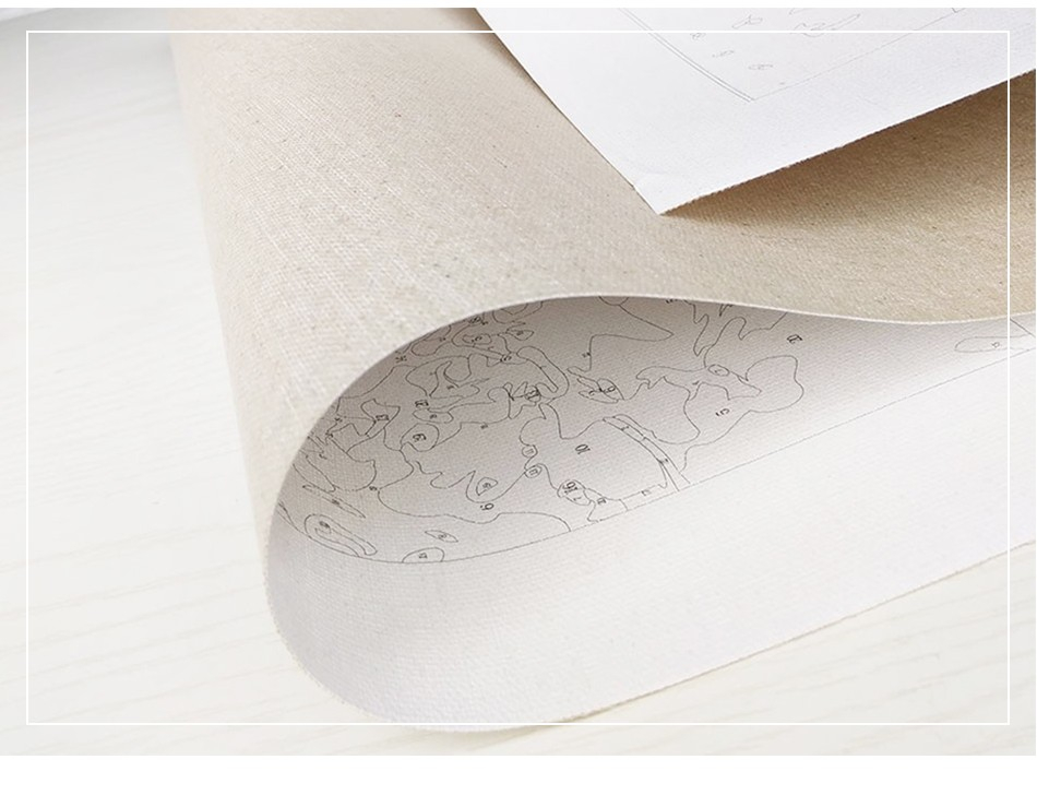 DIY Paris Street Landscape Painting by Numbers