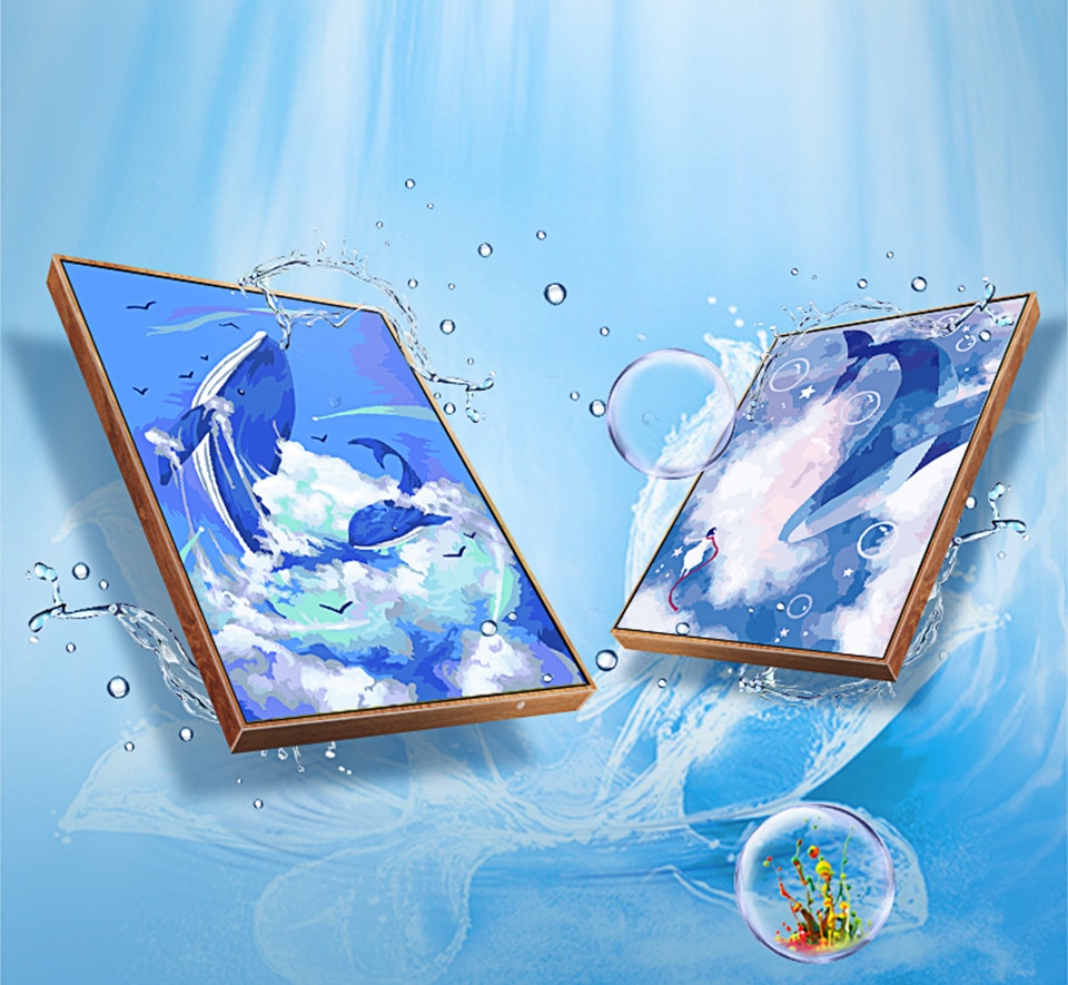 Minimalist Flowers DIY Painting By Numbers