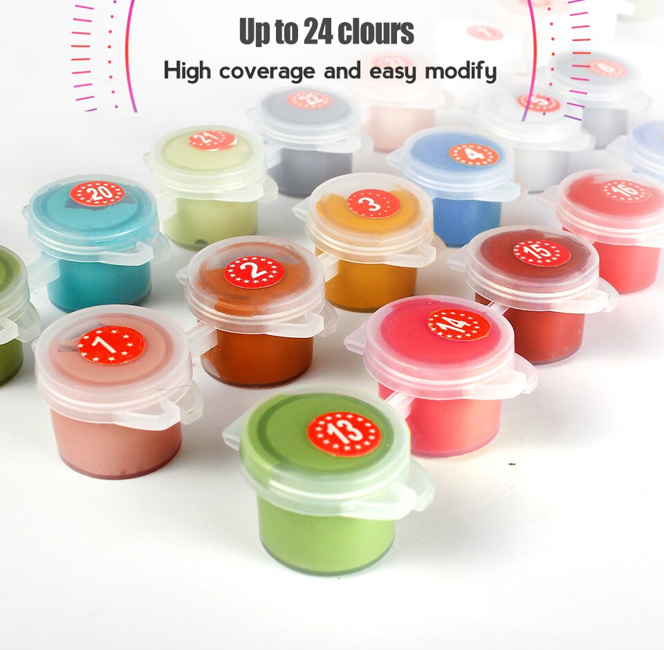 Red Wine DIY Painting By Numbers