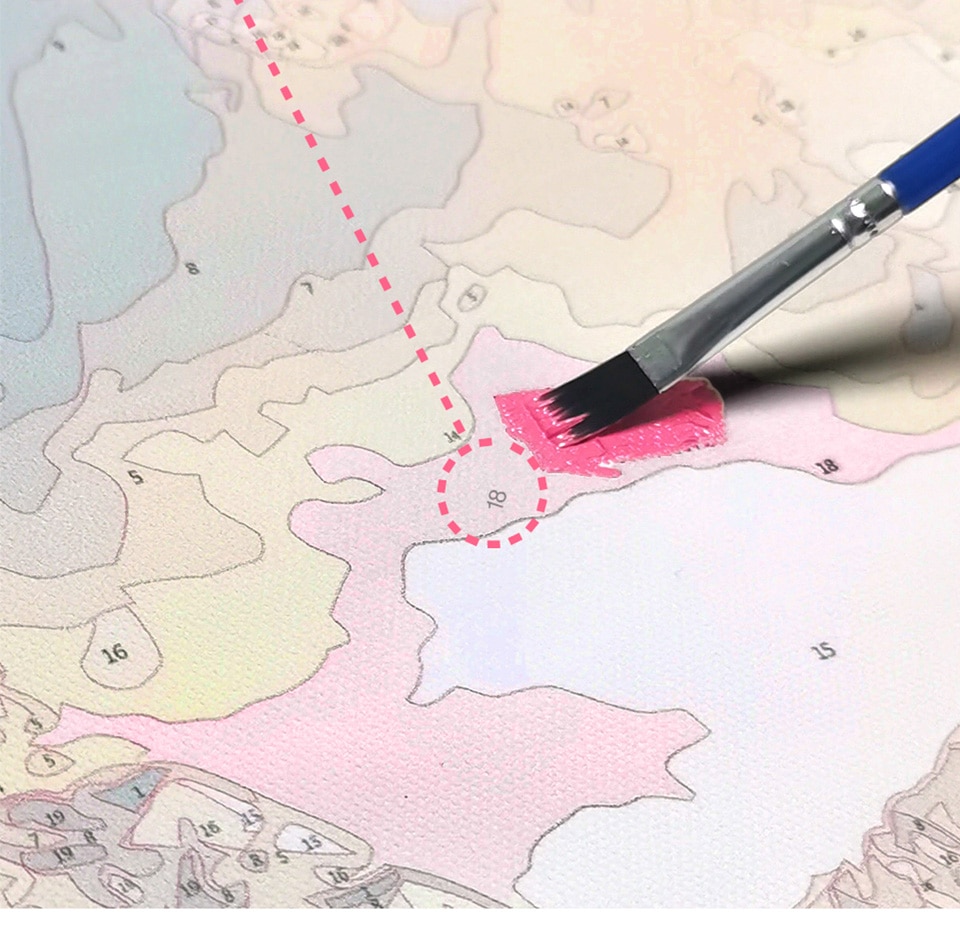 Red Wine DIY Painting By Numbers