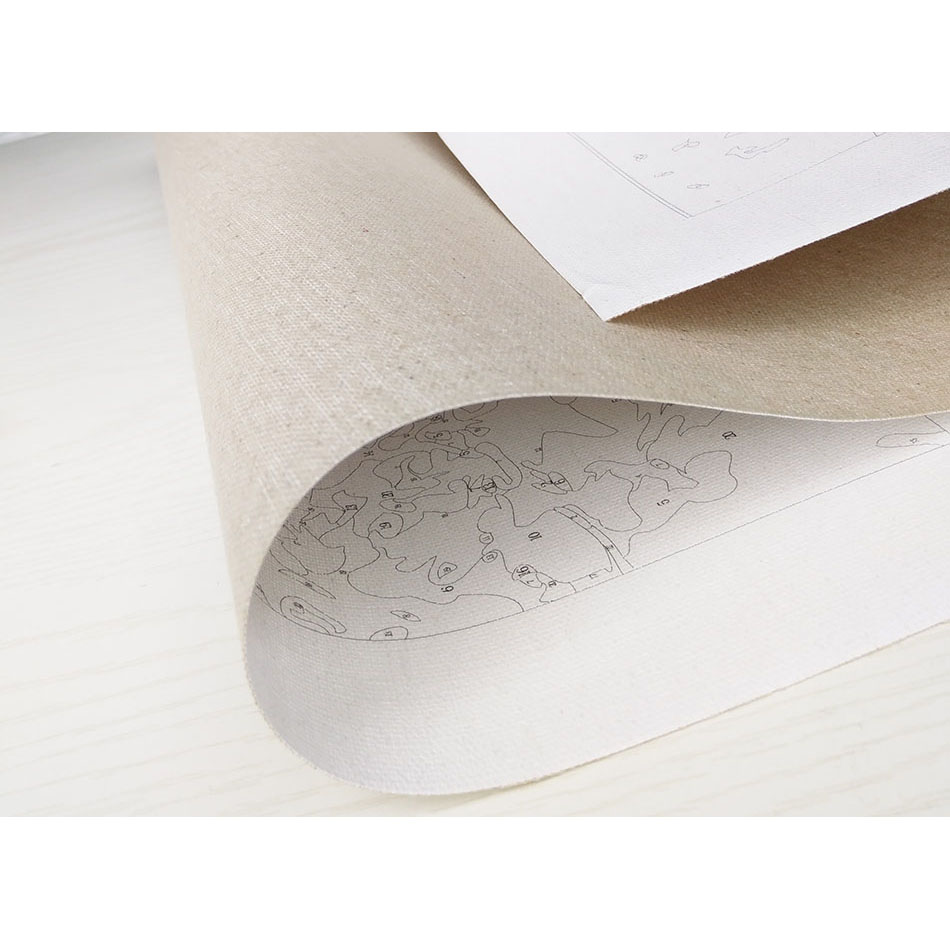 Wolf Canvas Unframed Painting By Numbers