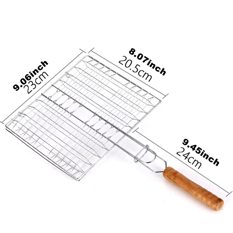 Stainless Steel Portable BBQ Grilling Basket