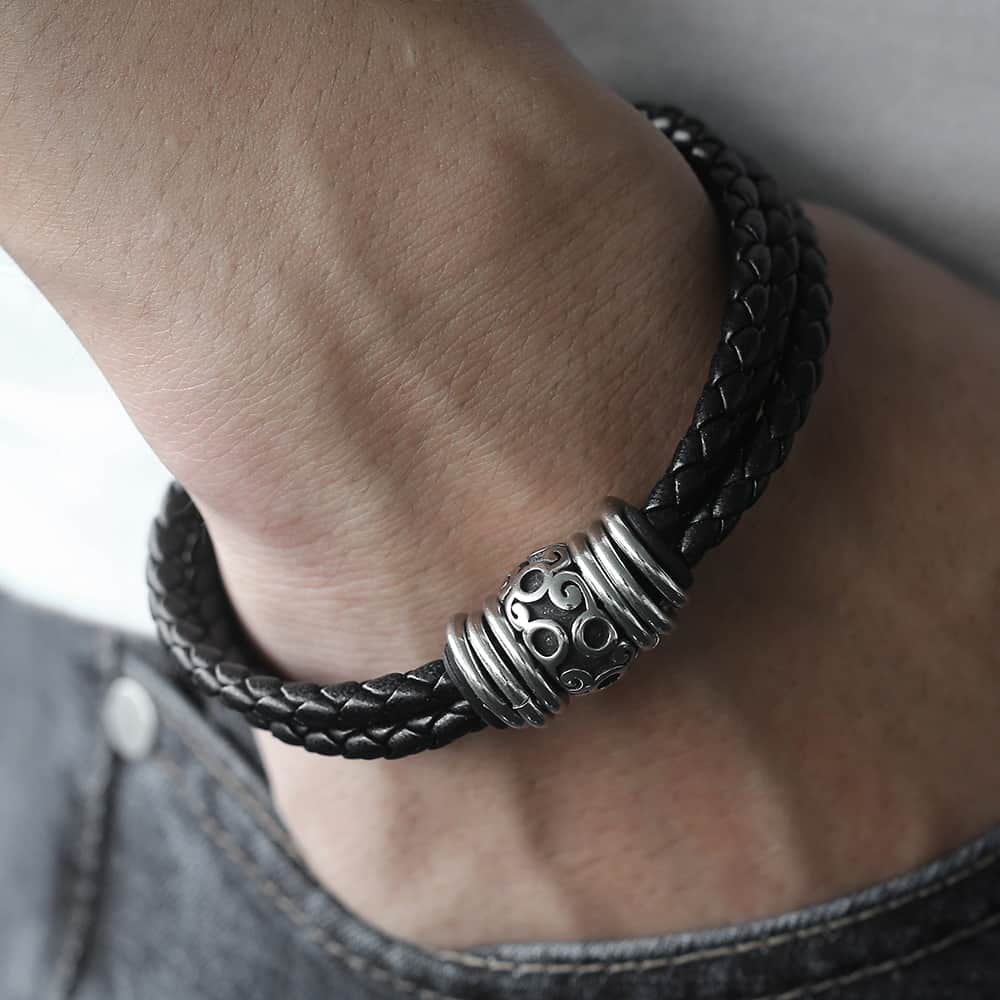 Men's Celtic Style Multilayer Bracelet