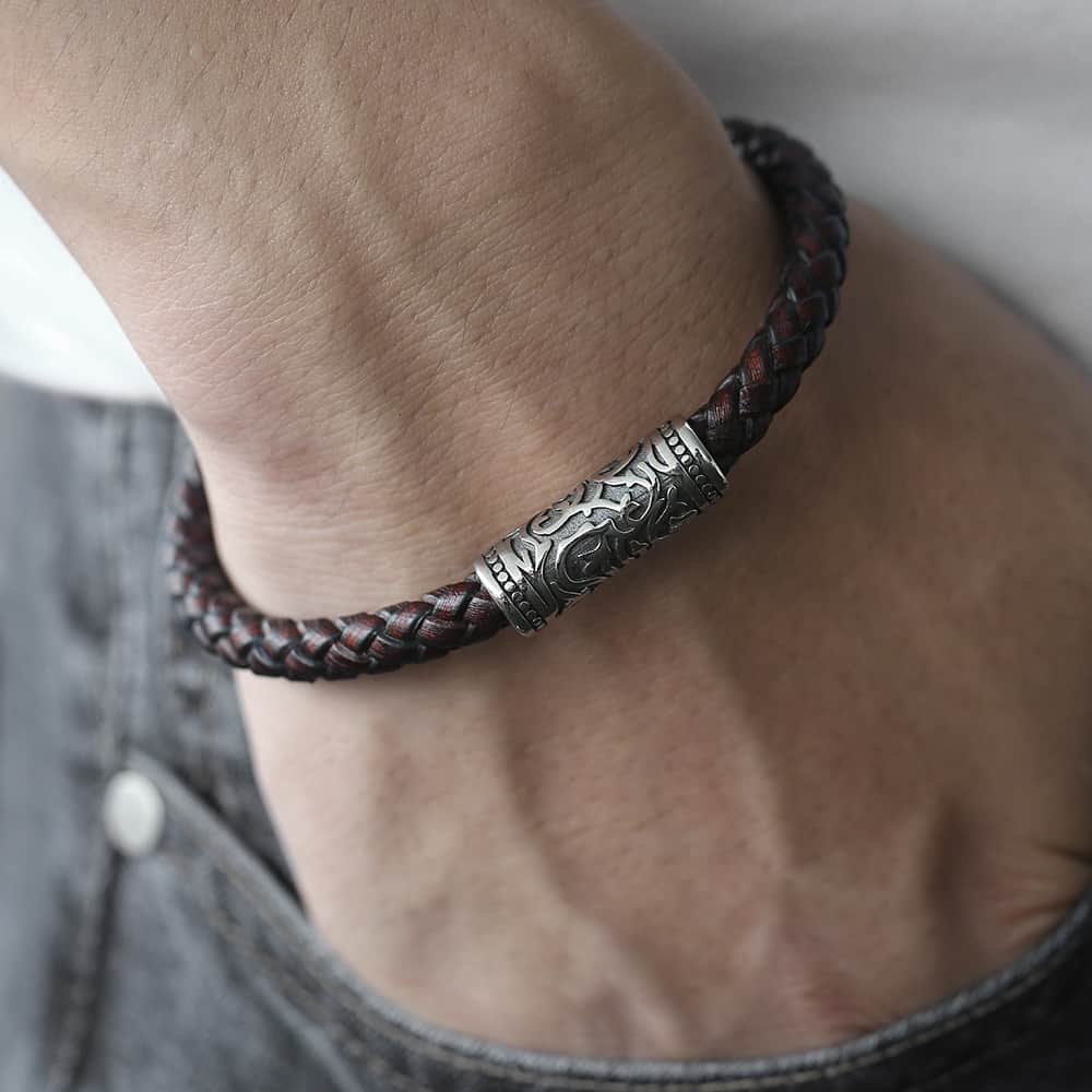 Men's Celtic Style Multilayer Bracelet