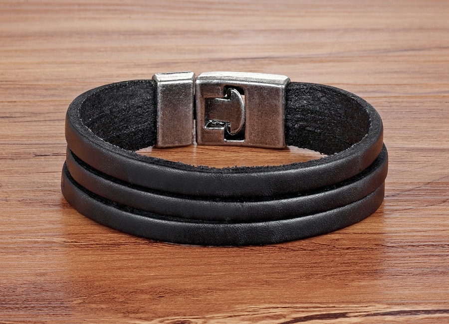 Men's Leather Multilayer Bracelet