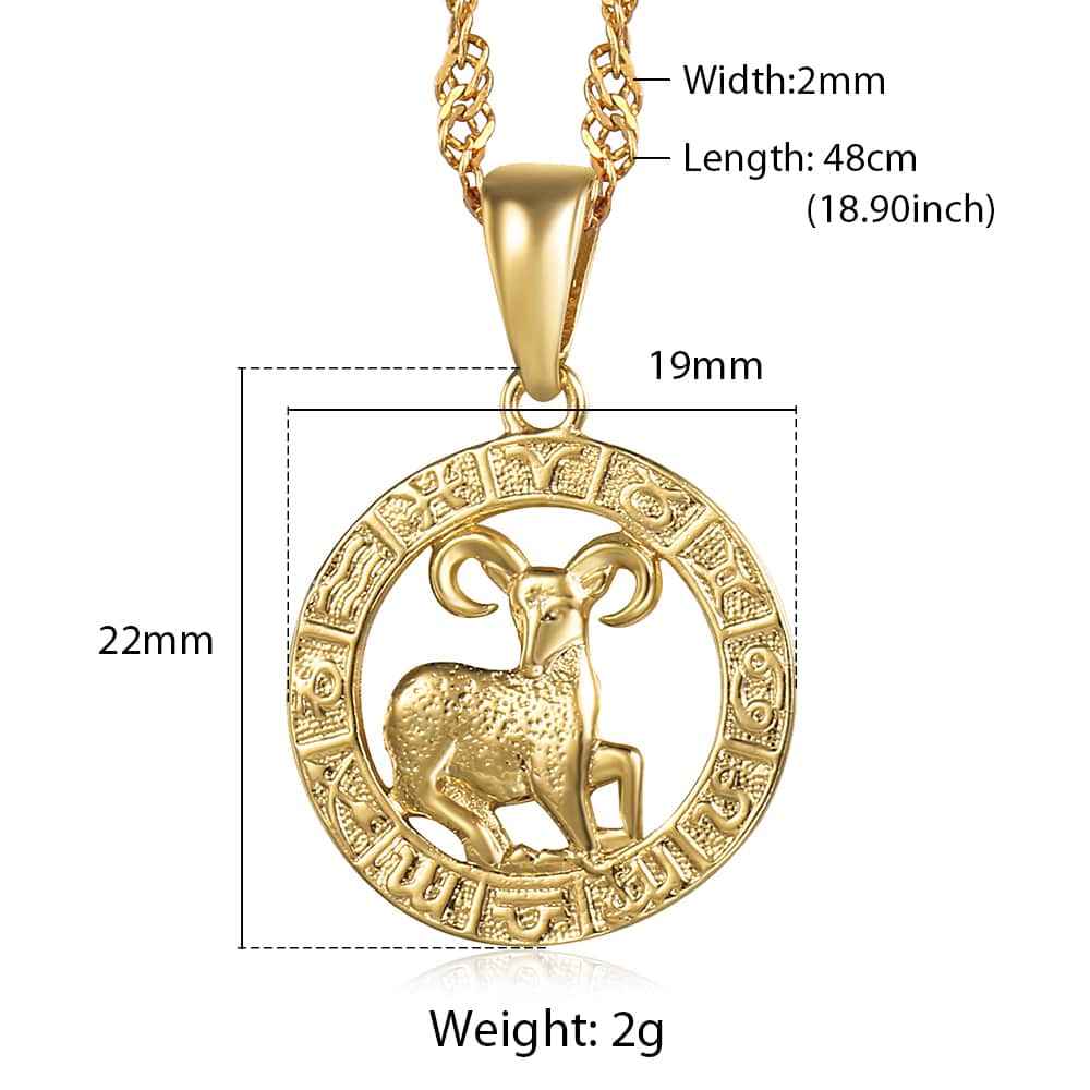 Men's Zodiac Sign Necklace