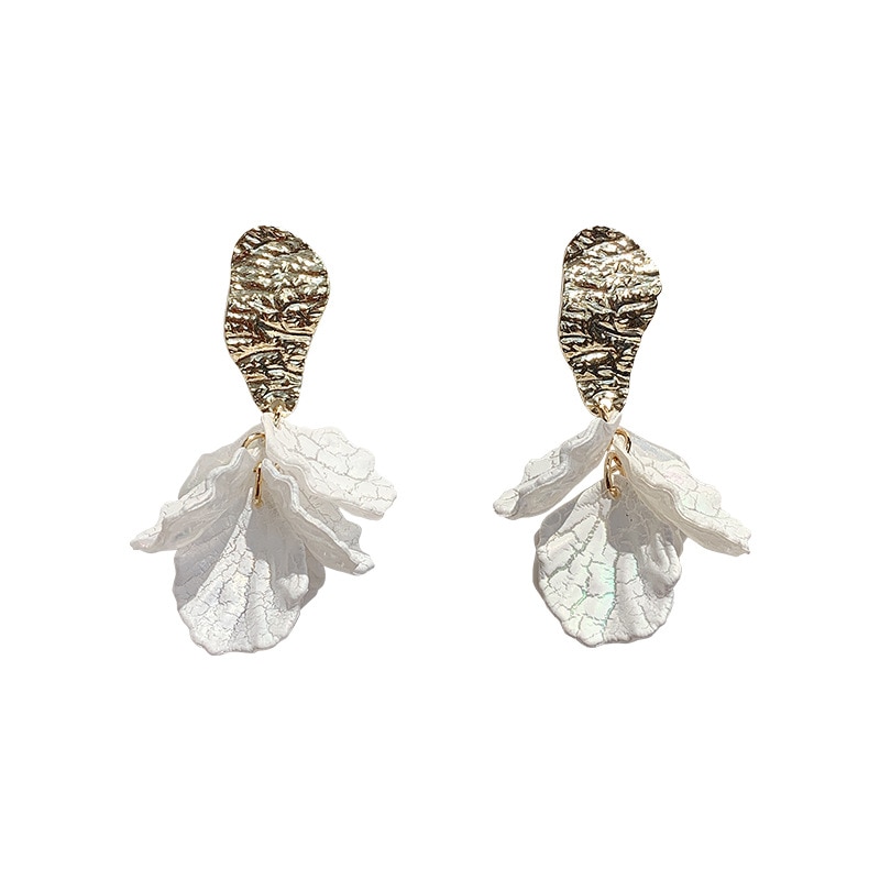 Women's Delicate Flower Drop Earrings