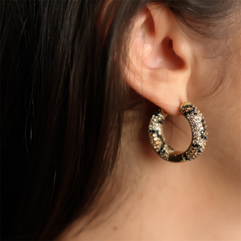 Women's Snake Skin Pattern Earrings