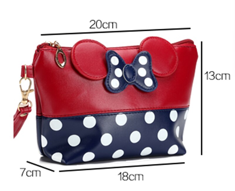 Women's Minnie Mouse Themed Cosmetic Bag