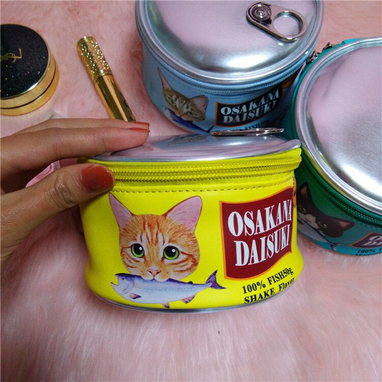 Women's Fish Preserves Shaped Cosmetic Bag