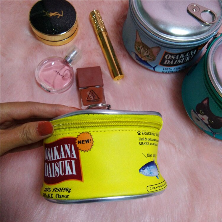 Women's Fish Preserves Shaped Cosmetic Bag