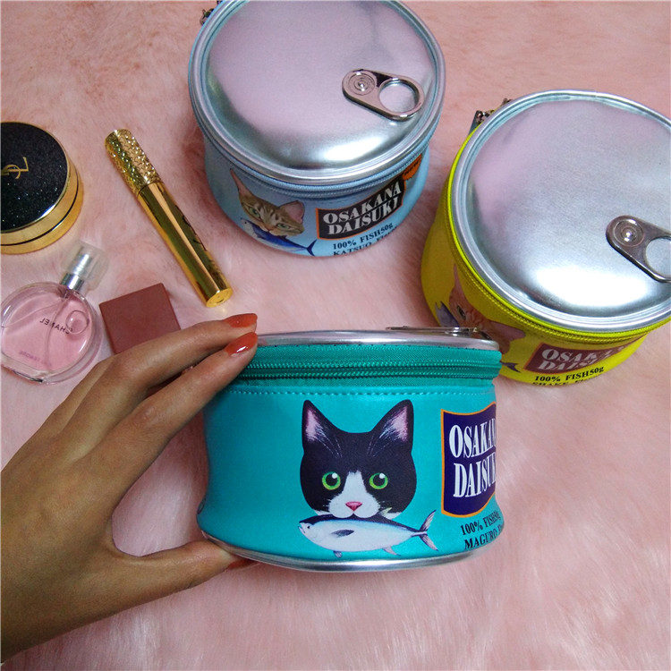 Women's Fish Preserves Shaped Cosmetic Bag