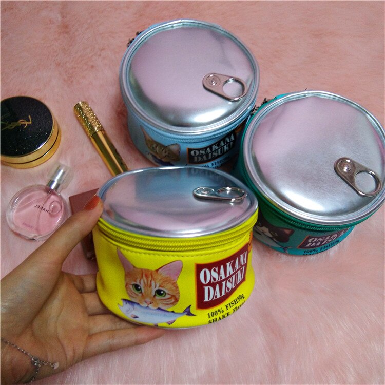 Women's Fish Preserves Shaped Cosmetic Bag