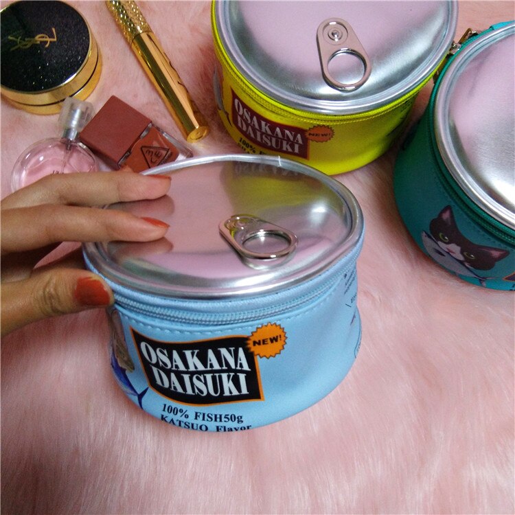 Women's Fish Preserves Shaped Cosmetic Bag